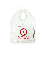 Держатель для бирки лесов  BD-P36 с вставкой на англ.яз.